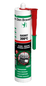 Silikon Den Braven Gasket Sealant 300 czerwony 300 ml