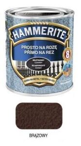 Hammerite Farba do metalu Brązowy młotkowy 0,25 l