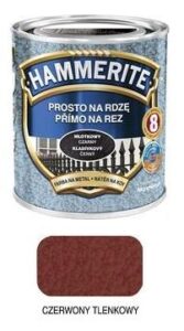 Hammerite Farba do metalu Czerwony Tlenkowy młotkowy 0,7 l