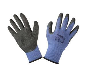 Rękawice robocze, bawełna z poliestrem pokryta lateksem, 2143X, rozmiar 10