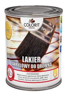 Colorit Lakier akrylowy do drewna półmat 750 ml