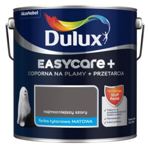 Dulux EasyCare+ najmocniejszy szary 2,5 l