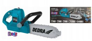 Zabawka Piła łańcuchowa Pilarka z ruchomym łańcuchem Dźwięk Światło DEDRA