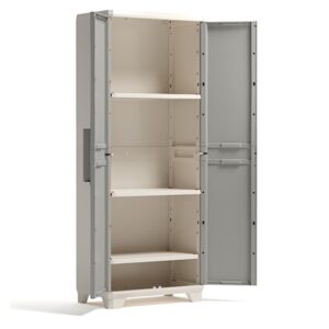 Szafa gospodarcza KETER LINEAR WOOD 68x39x173cm wysoka jasny beż