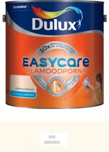 Farba plamoodporna do ścian Dulux EasyCare czar alabastru 5 l