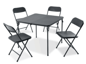 Zestaw mebli ogrodowych 5 el. stół + 4 krzesła