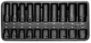 Nasadki udarowe 1/2" Neo 84-241 20szt