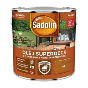 Olej do tarasów Sadolin Superdeck szary 2,5 l