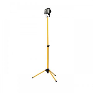 Oprawa halogenowa lampa statyw 220-240 V 500 W 155 cm IP 44 50/60 Hz czarna