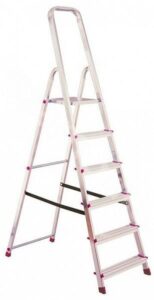 Drabina domowa aluminiowa Krause Corda 000736 6 st. 2 m