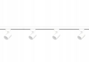 Lampa sufitowa Snow SET szynoprzewód LIGHT PRESTIGE biała