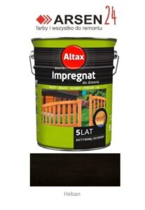 Impregnat dekoracyjny do drewna Altax heban 4,5 l