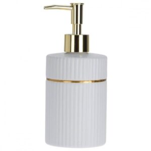 Dozownik na mydło biały/czarny