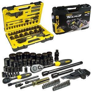 Stanley Zestawy kluczy nasadowych TECH3 78 cz.
