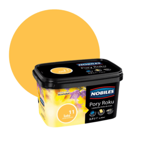 Farba lateksowa do ścian Nobiles Pory Roku lato słonecznikowe 11 2,5 l