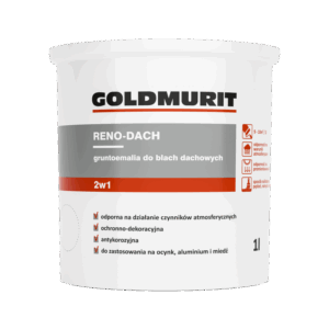 Reno-Dach - farba do dachów popielaty RAL7037 1l