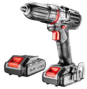 Wiertarko-wkrętarka aku + walizka Graphite 58G216 14.4V 2x2.0 Ah