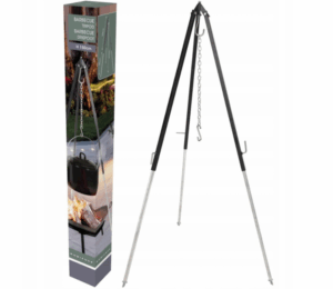 Stojak na kociołek, ruszt grillowy regulowany trójnóg 150cm