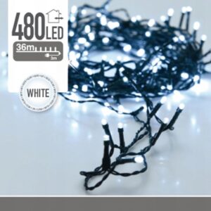 Lampki choinkowe 480 LED zimne białe