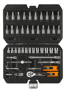 Klucze nasadowe 1/4" CRV Neo 08-660 46 szt