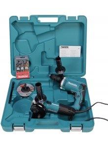 Zestaw combo szlifierka GA5030R wiertarka HP1631 Makita DK0050