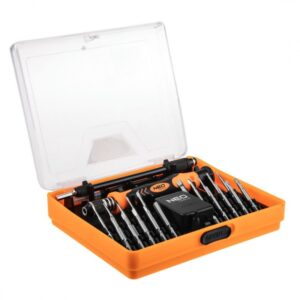 Końcówki wkrętakowe z uchwytem Neo 06-110 23 el.