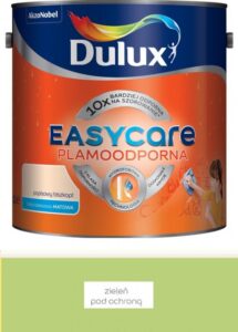 Farba plamoodporna do ścian Dulux EasyCare zieleń pod ochroną 2,5 l