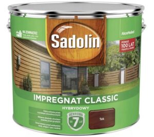 Impregnat ochronno-dekoracyjny Sadolin Classic hybrydowy 0,75l biały kremowy