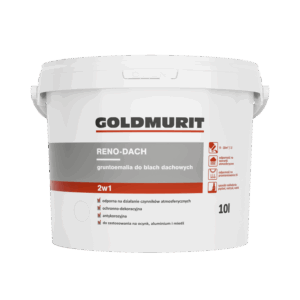 Reno-Dach - farba do dachów ceglasty RAL8004 10l