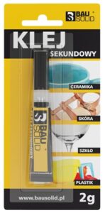 Klej cyjanoakrylowy Bausolid 2g