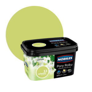 Farba lateksowa do ścian  Nobiles Pory Roku wiosna tatarakowa 33 2,5 l