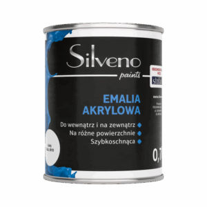 Emalia akrylowa do wnętrz i na zewnątrz niebieska RAL 5005 0,7L