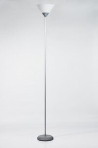 Volteno Lampa podłogowa biało-srebrna VO0363