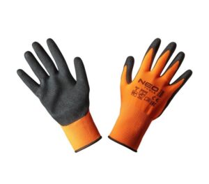 Rękawice robocze, poliester pokryty nitrylem (sandy), 4131X, rozmiar 10