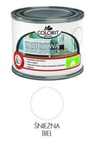 Farba pastelowa do drewna Colorit śnieżna biel 375ml