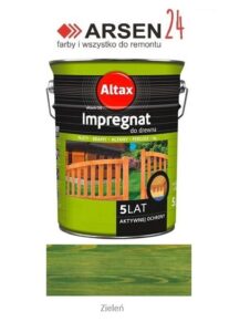 Impregnat dekoracyjny do drewna Altax zielony 4,5 l