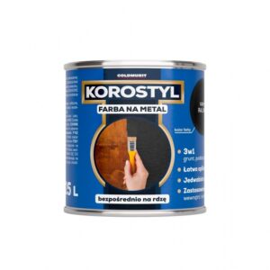 Farba Korostyl Brązowy RAL 8016 Półmat 0,225 L Goldmurit