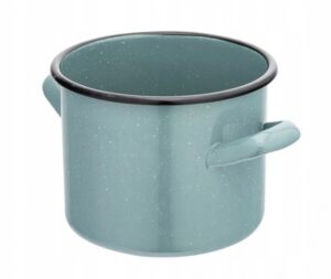 Garnek tradycyjny Altom Design Indukcja Emalia 7,5L Zielony