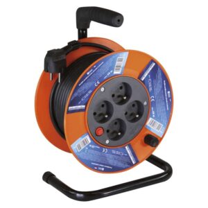 Przedłużacz zwijany PVC EMOS P194151 3x1 4 gniazda 15 m
