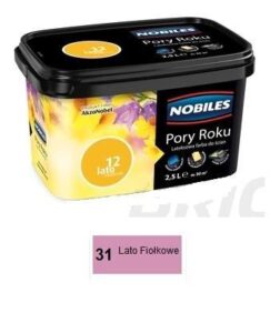 Farba lateksowa do ścian Nobiles Pory Roku lato fiołkowe 31 5 l