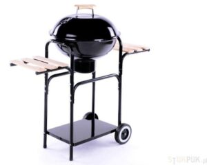 Planta Grill okrągły z pokrywą półkami na kołach BA0018J