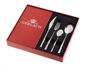 Zestaw sztućców 24 szt. FLAMES połysk