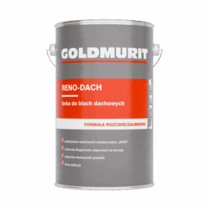 Reno-Dach farba do blach dachowych - formuła rozcieńczalnikowa ceglasty 8004 1l