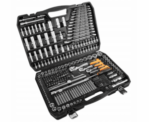 NEO Klucze nasadowe 1/4" 3/8" 1/2" zestaw narzędziowy nasadki TORX 300 el.