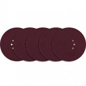 Krążek Ścierny Na Rzep 8 Otw. P150 (225 mm) 5 Szt. Goldmurit