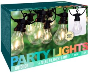 Girlanda Lampki ogrodowe 10 LED 7,5 m