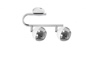 Lampa belka Krislamp KR192-2s biała+chrom