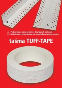 Taśma Amerykańska Tuff Tape do płyt G-K 10 MB