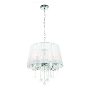 Light Prestige Lampa Mona 3 wisząca LP-5005/3P Srebrna