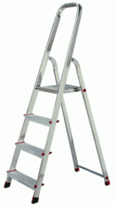 Drabina domowa aluminiowa Krause Corda 000705 4 st. 1,6 m